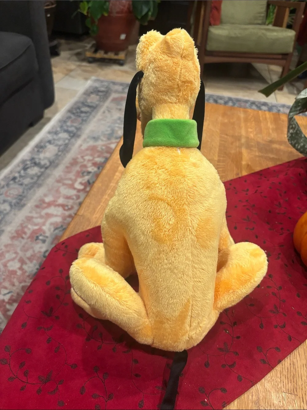 Disney Pluto Plush Dog Toy - Yellow Plush Companion New with Tag 16 inches